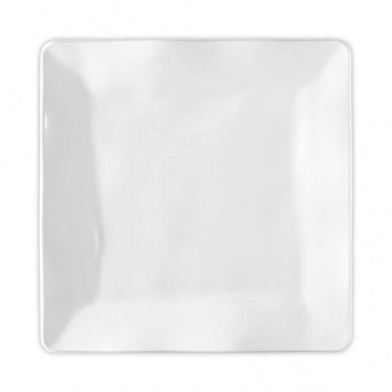 Q SQUARED Ruffle Melamine Square Dinner Plate Set of 8 Q SQUARED Ruffle Melamine Square Dinner Plate Set of 8