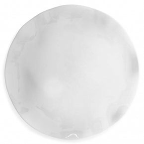 Q SQUARED Ruffle Melamine Round Platter Set of 4