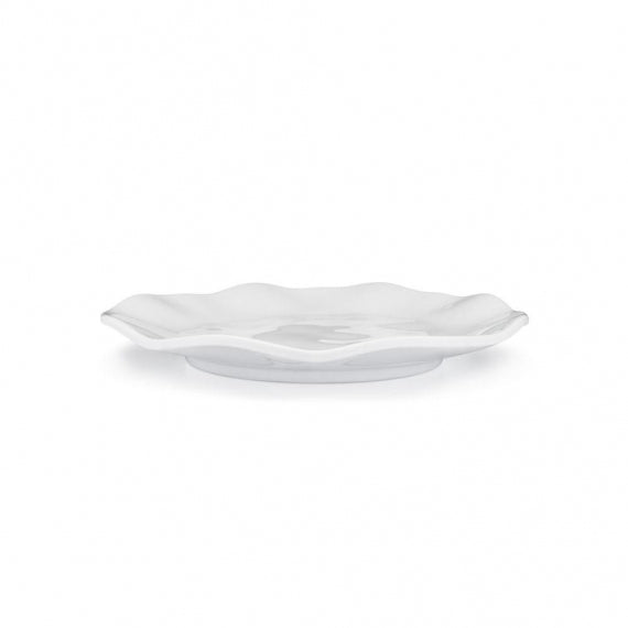 Q SQUARED Ruffle Round Salad Plate Set of 8 Q SQUARED Ruffle Round Salad Plate Set of 8