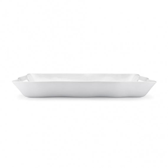 Q SQUARED Ruffle Melamine Rectangle Tray Set of 4 Q SQUARED Ruffle Melamine Rectangle Tray Set of 4