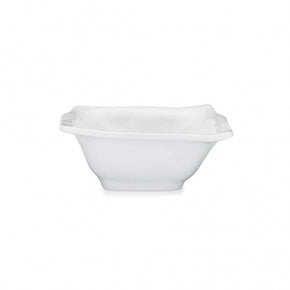 Q SQUARED Ruffle Melamine Square Cereal Bowl Set of 8