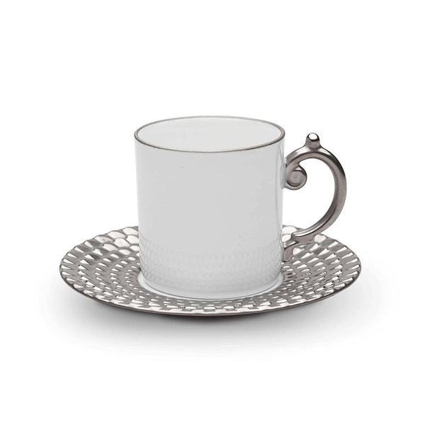L'OBJET Aegean Espresso Cup and Saucer Set of 6 L'OBJET Aegean Espresso Cup and Saucer Set of 6