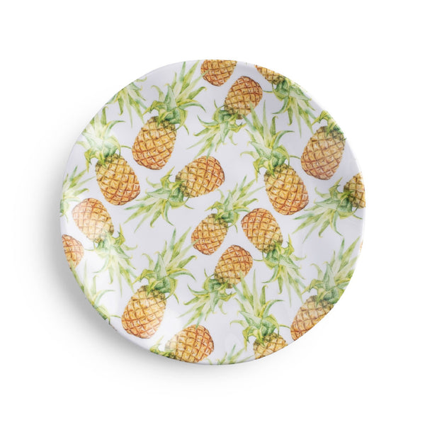 Q SQUARED Aloha Melamine Salad Plate Set of 8 Q SQUARED Aloha Melamine Salad Plate Set of 8