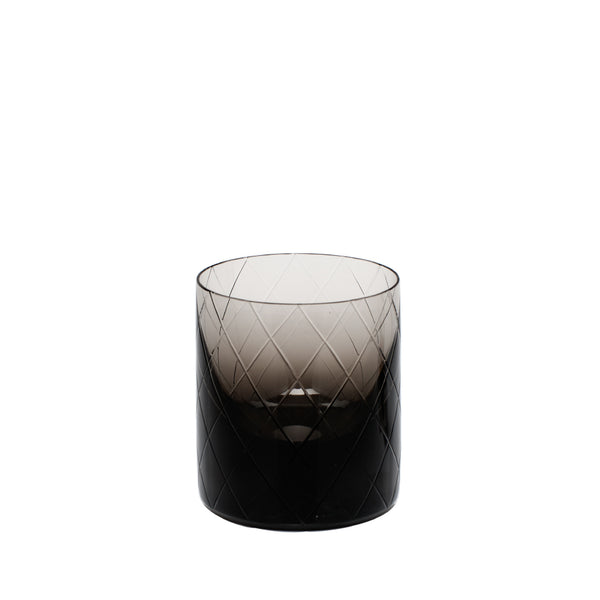 MOSER Bonbon Double Old Fashioned Glass 12.3 Oz. Wedge Cuts MOSER Bonbon Double Old Fashioned Glass 12.3 Oz. Wedge Cuts