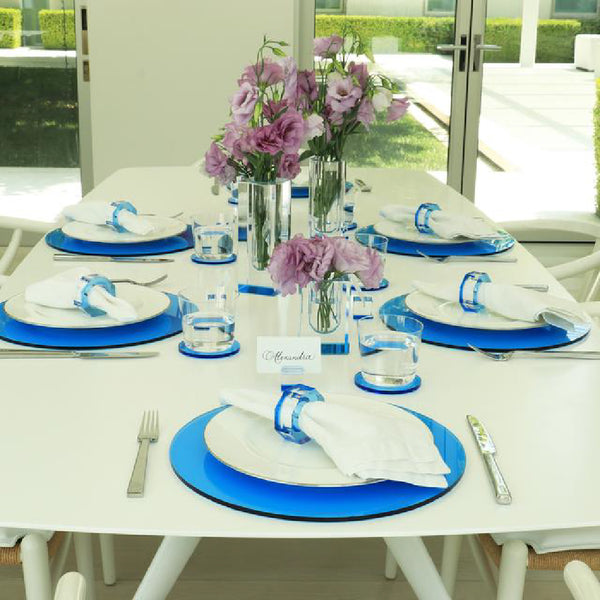 ALEXANDRA VON FURSTENBERG Infinity Placemat Set Of 4 ALEXANDRA VON FURSTENBERG Infinity Placemat Set Of 4