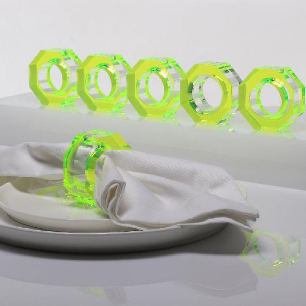 ALEXANDRA VON FURSTENBERG Bolt Dining Ring Set Of 6 ALEXANDRA VON FURSTENBERG Bolt Dining Ring Set Of 6