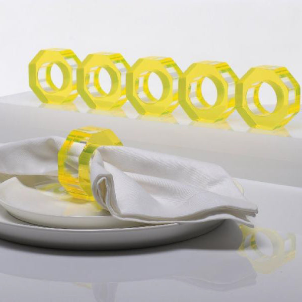 ALEXANDRA VON FURSTENBERG Bolt Dining Ring Set Of 6 ALEXANDRA VON FURSTENBERG Bolt Dining Ring Set Of 6