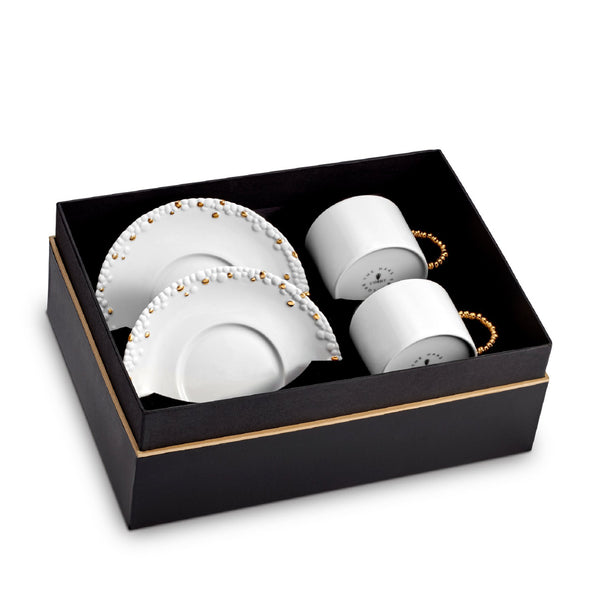 L'OBJET Haas Mojave Tea Cup + Saucer Set Of 2 L'OBJET Haas Mojave Tea Cup + Saucer Set Of 2