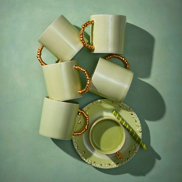 L'OBJET Haas Mojave Tea Cup and Saucer Set of 2 L'OBJET Haas Mojave Tea Cup and Saucer Set of 2