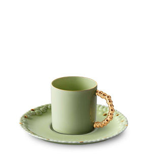 L'OBJET Haas Mojave Espresso Cup and Saucer Set of 6