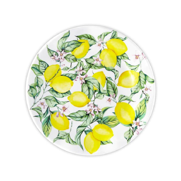 Q SQUARED Limonata Melamine Salad Plate Set of 8 Q SQUARED Limonata Melamine Salad Plate Set of 8