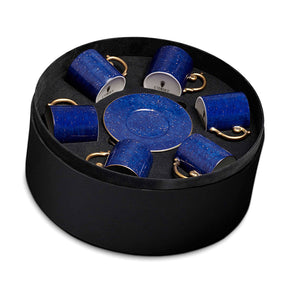 L'OBJET Lapis Espresso Cup & Saucer Set of 6