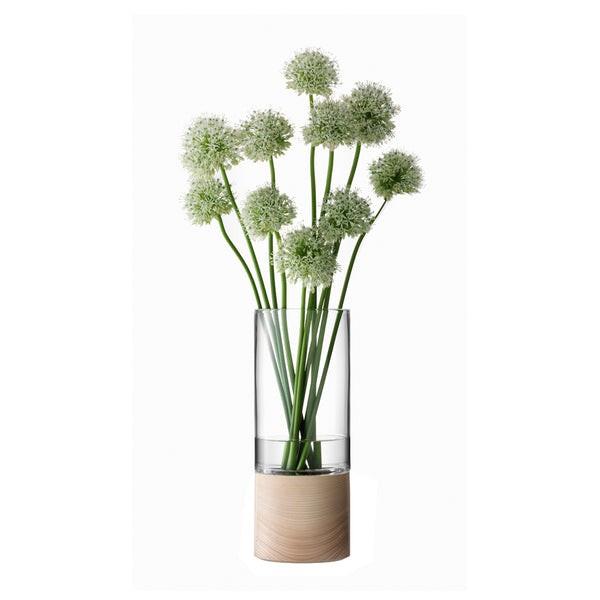 LSA INTERNATIONAL Lotta Vase & Ash Base Set of 2 LSA INTERNATIONAL Lotta Vase & Ash Base Set of 2