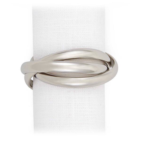 L'OBJET Three Ring Napkin Jewels Set Of 4 L'OBJET Three Ring Napkin Jewels Set Of 4