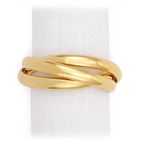 L'OBJET Three Ring Napkin Jewels Set Of 4 L'OBJET Three Ring Napkin Jewels Set Of 4