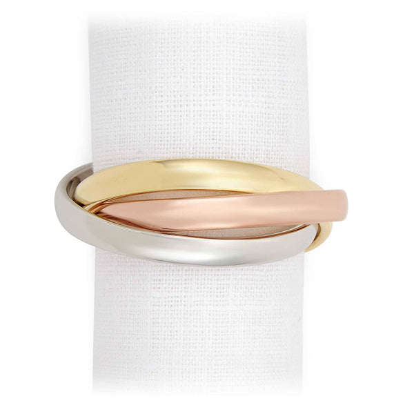 L'OBJET Three Ring Napkin Jewels Set Of 4 L'OBJET Three Ring Napkin Jewels Set Of 4