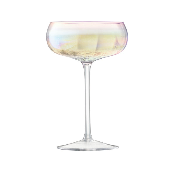 LSA INTERNATIONAL Pearl Champagne Saucer Set of 12 LSA INTERNATIONAL Pearl Champagne Saucer Set of 12