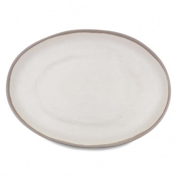 Q SQUARED Potter Stone Melaboo™ Oval Platter Set of 4 Q SQUARED Potter Stone Melaboo™ Oval Platter Set of 4