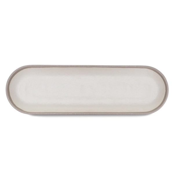 Q SQUARED Potter Stone Melaboo™ Long Oval Platter Set of 4 Q SQUARED Potter Stone Melaboo™ Long Oval Platter Set of 4