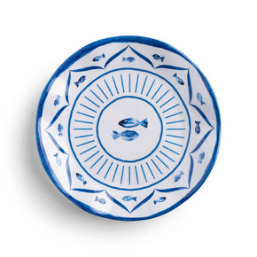 Q SQUARED Sardinia Melamine Salad Plate Set of 8