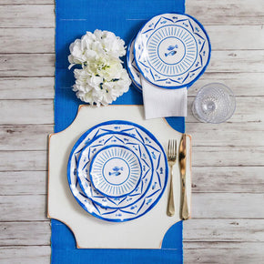 Q SQUARED Sardinia Melamine Salad Plate Set of 8