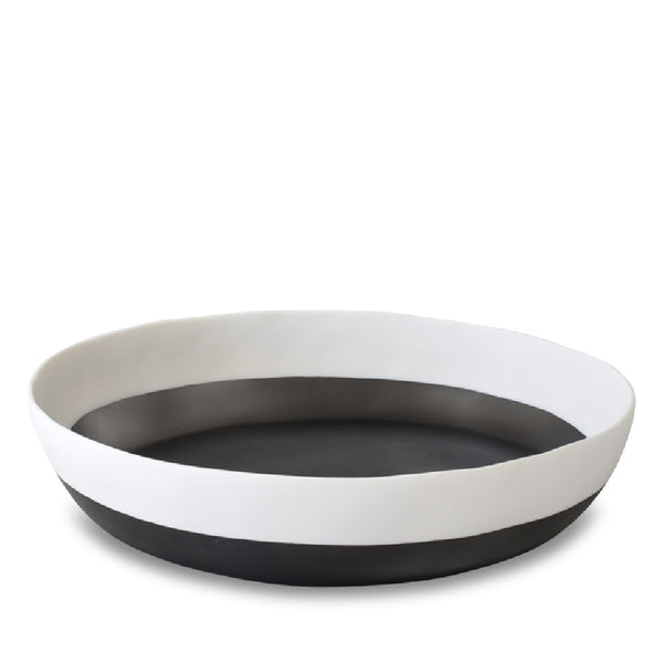 TINA FREY Two Color Extra Large Wide Bowl TINA FREY Two Color Extra Large Wide Bowl