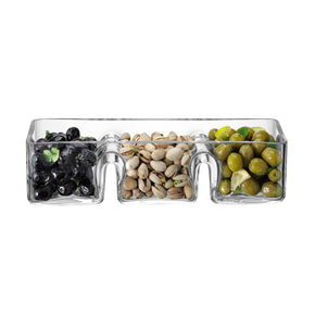 LSA INTERNATIONAL Serve Trio Dish Set of 4