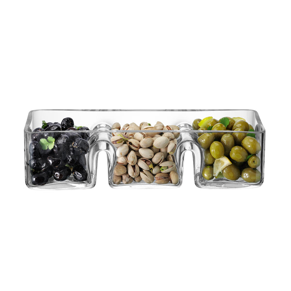 LSA INTERNATIONAL Serve Trio Dish Set of 4 LSA INTERNATIONAL Serve Trio Dish Set of 4