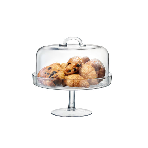 LSA INTERNATIONAL Serve Cakestand & Dome Set of 2 LSA INTERNATIONAL Serve Cakestand & Dome Set of 2