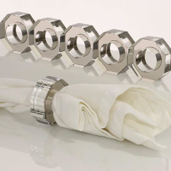 ALEXANDRA VON FURSTENBERG Bolt Dining Ring Set Of 6 ALEXANDRA VON FURSTENBERG Bolt Dining Ring Set Of 6