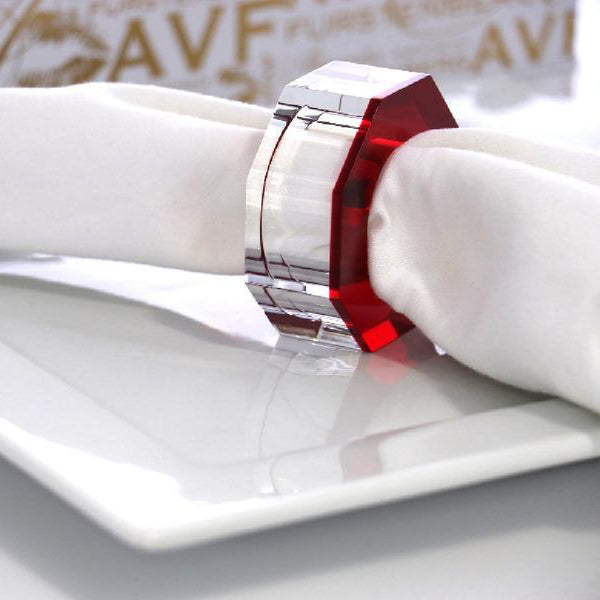 ALEXANDRA VON FURSTENBERG Bolt Dining Ring Set Of 6 ALEXANDRA VON FURSTENBERG Bolt Dining Ring Set Of 6