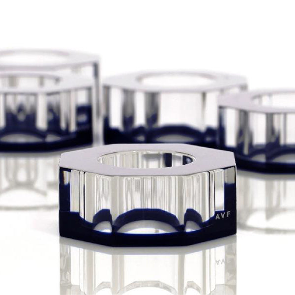 ALEXANDRA VON FURSTENBERG Bolt Dining Ring Set Of 6 ALEXANDRA VON FURSTENBERG Bolt Dining Ring Set Of 6