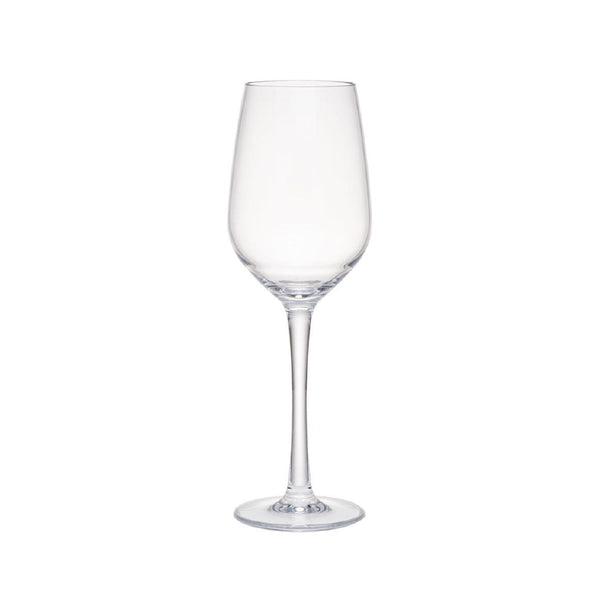 Q SQUARED Hudson Tritan Acrylic White Wine Glass Set of 8 Q SQUARED Hudson Tritan Acrylic White Wine Glass Set of 8