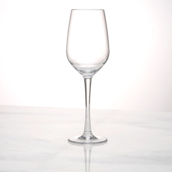 Q SQUARED Hudson Tritan Acrylic White Wine Glass Set of 8 Q SQUARED Hudson Tritan Acrylic White Wine Glass Set of 8