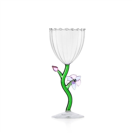 Ichendorf Botanica Optic Stemmed Glass, Orchid
