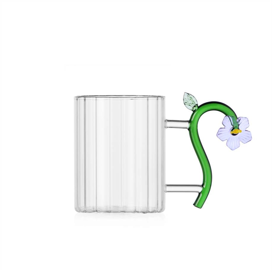 Ichendorf Botanica Optic Mug, Lilac Flower
