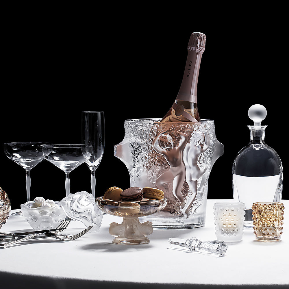 Lalique Mossi Votive Clear detail 1