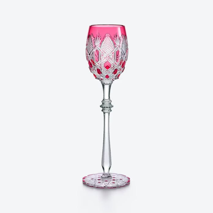 Baccarat Tsar Wine Glass Pink