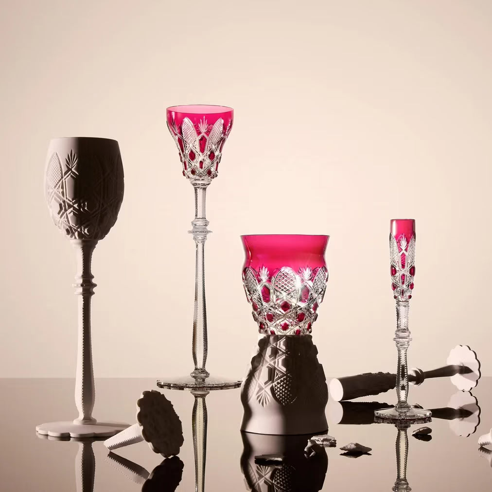 Baccarat Tsar Water Glass Pink