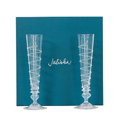 Amalia Pair of Flutes, styled table setting