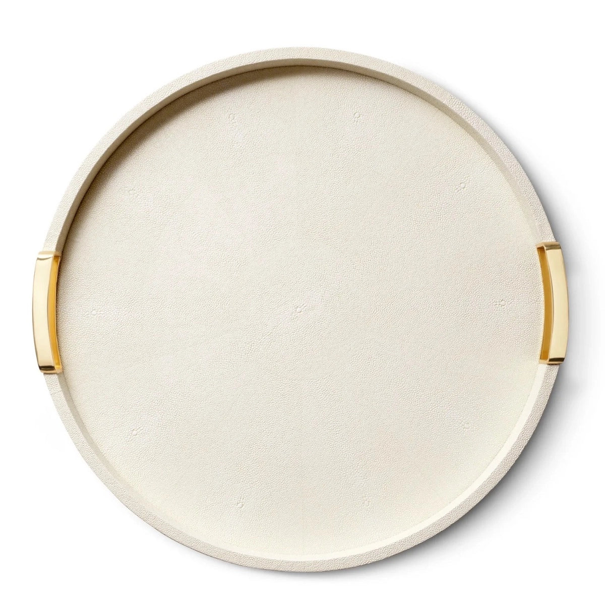 Aerin Carina Shagreen Small Round Tray