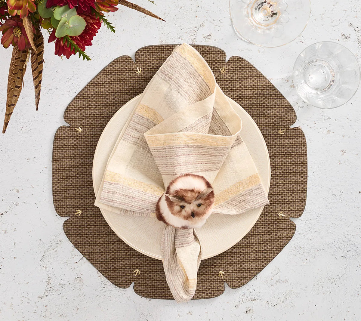 Kim Seybert Broad Stripe Napkin, Set of 4