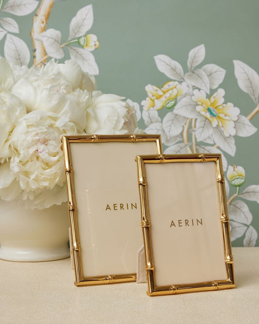 Aerin Ava Bamboo Frame, Gold