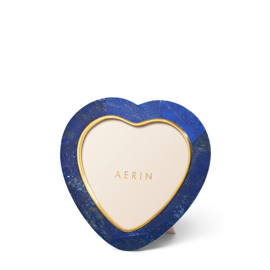 AERIN Cassiel Mosaic Heart Frame, Lapis