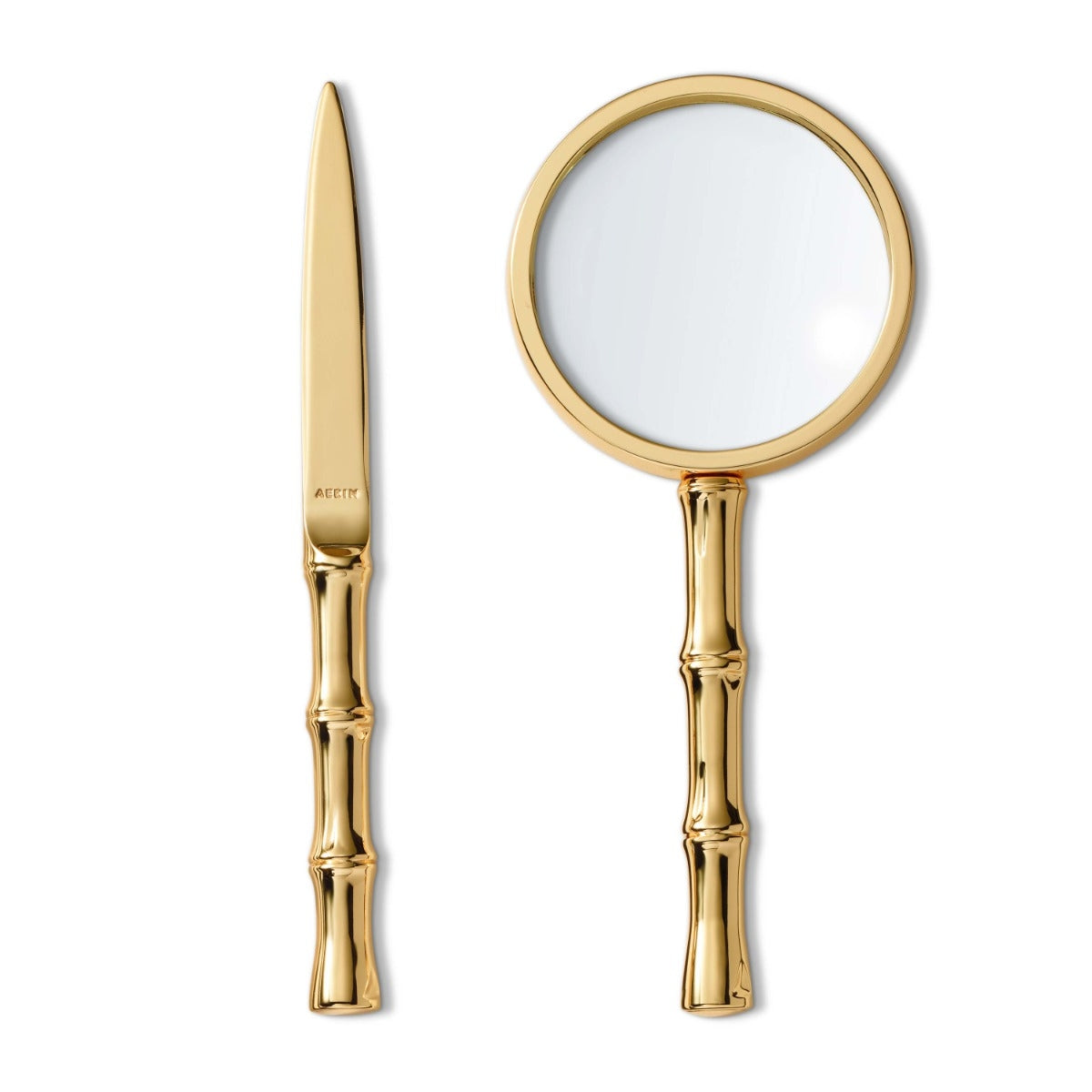 Aerin Ava Bamboo Magnifying Glass Letter Opener aerin.com