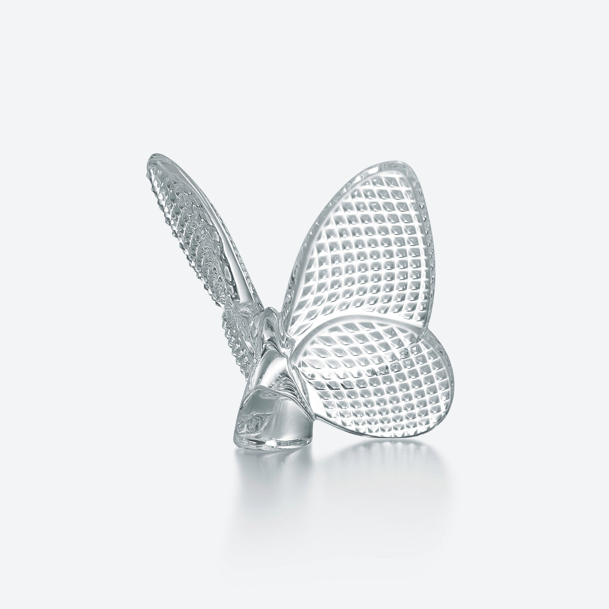 Baccarat Lucky Butterfly Diamant, Clear, side view