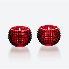 Baccarat Eye Votive, Set of 2, Red
