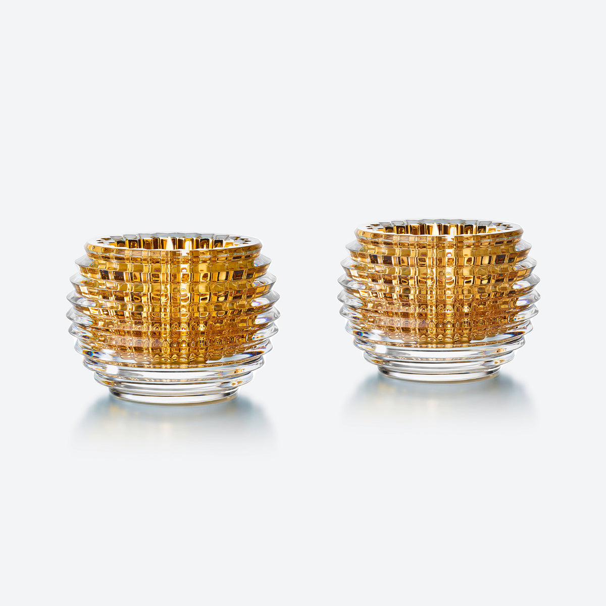 Baccarat Eye Votive, Set of 2, Gold