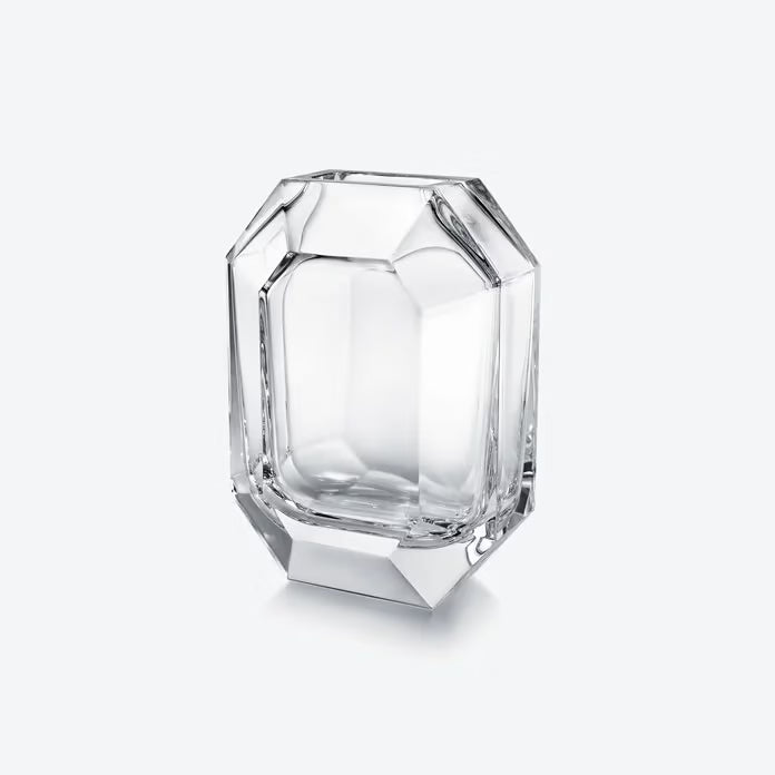 Baccarat Octogone Vase Clear