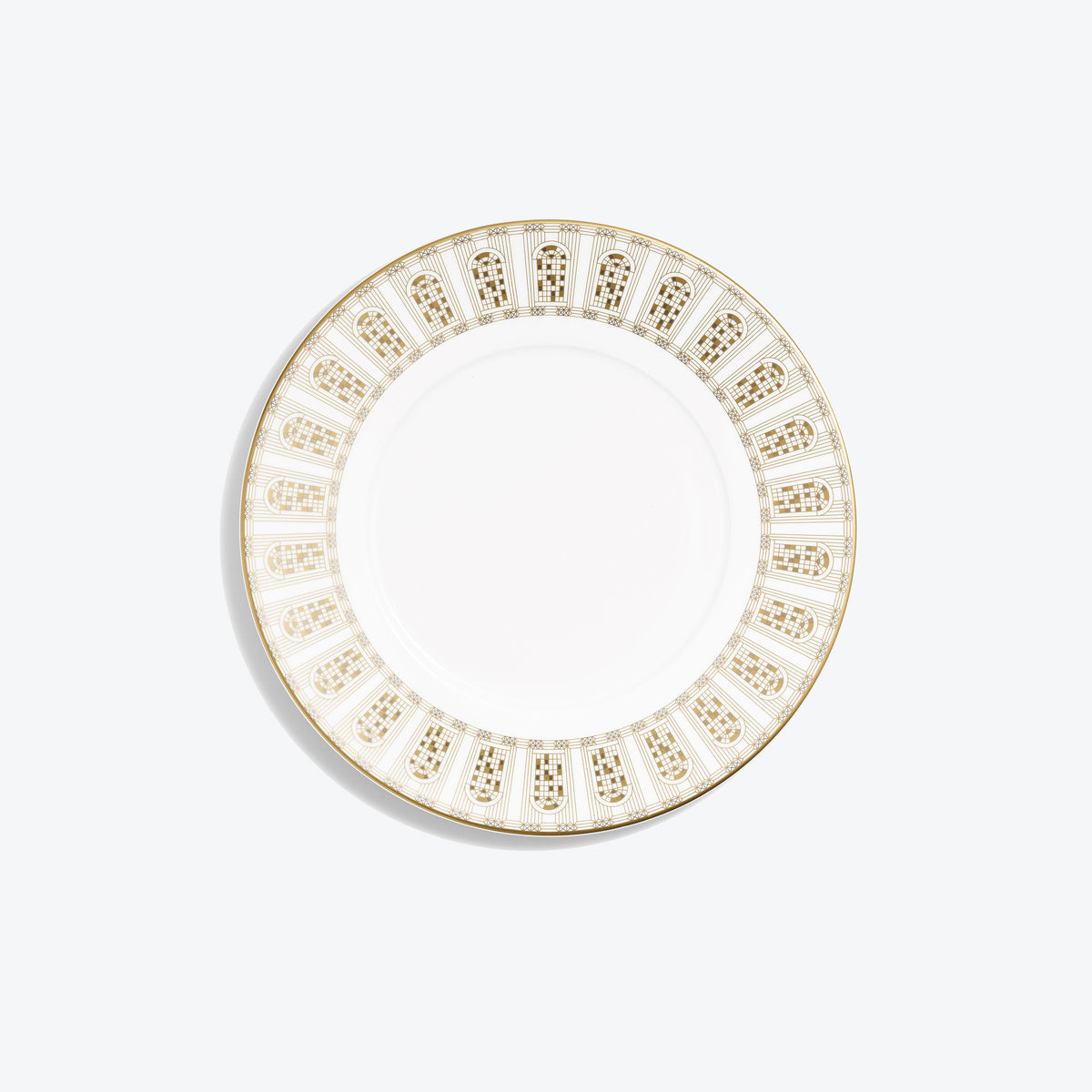 Baccarat Arcadia Dessert Plate S/2, Gold